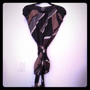 Zara silk shirt multi colored